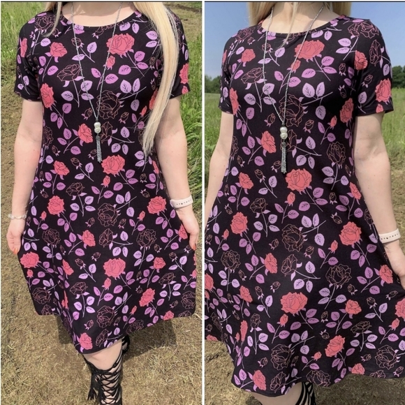 NWT RARE Skelecorn L Sz 14 16 Womens Skeleton Unicorn Black Charley Dress Goth - Picture 8 of 15